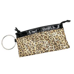 BONGO Wristlet Cat Print in Browns and Black